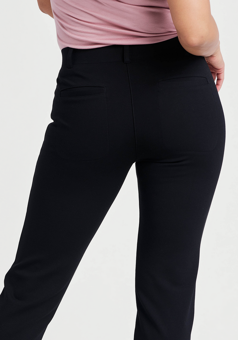 high waisted black dress pants